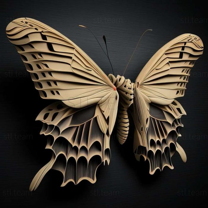 3D model Papilio troilus (STL)